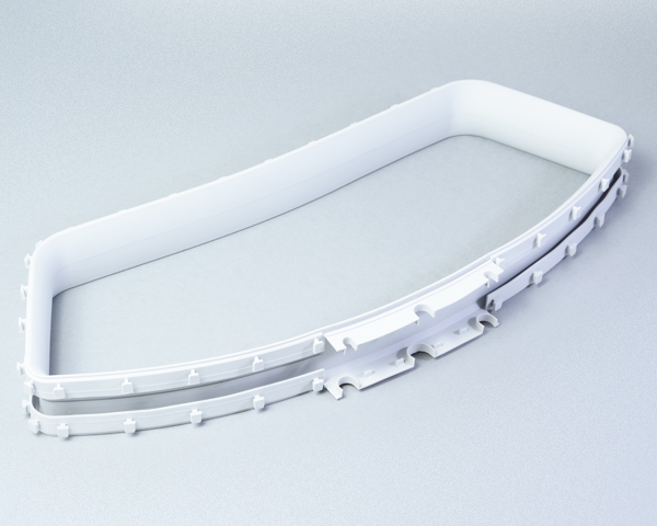 Hochwertiges Formteil, erzeugt mit Compression Molding