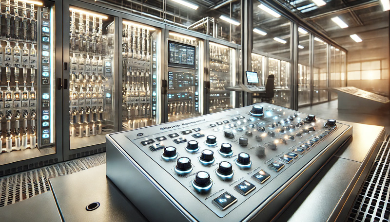 Silikonschaltmatten in Bedienfeldern für Prozessteuerungen