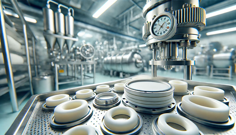 Silikonkomponenten in der Lebensmittelindustrie