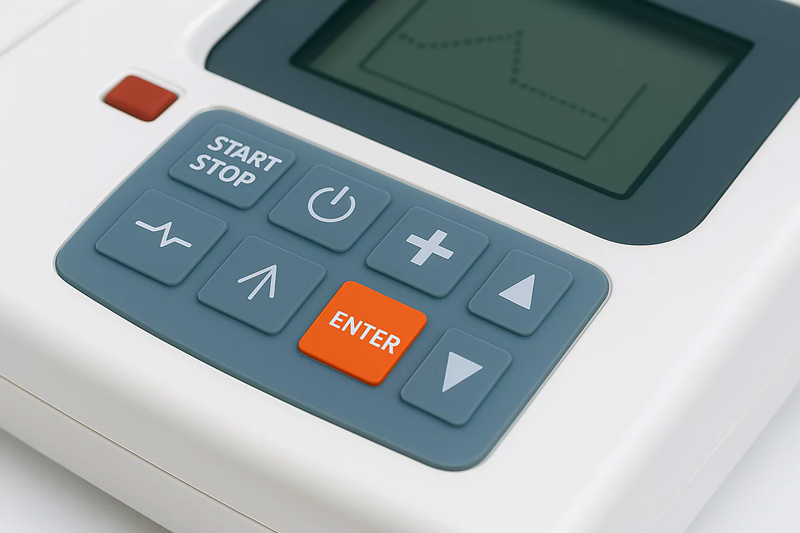 Medizinisches Eingabesystem mit taktiler Schaltmatte