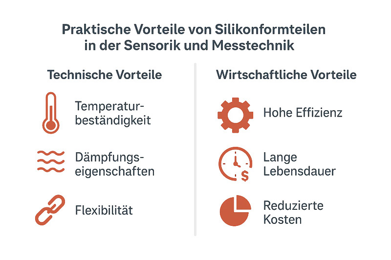 Praktische Vorteile von Silikonformteilen in der Sensorik und Messtechnik