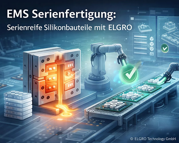 EMS Serienfertigung: Serienreife Silikonbauteile mit ELGRO