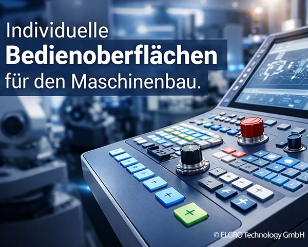 Individuelle Bedienoberflächen für Maschinen und Anlagen